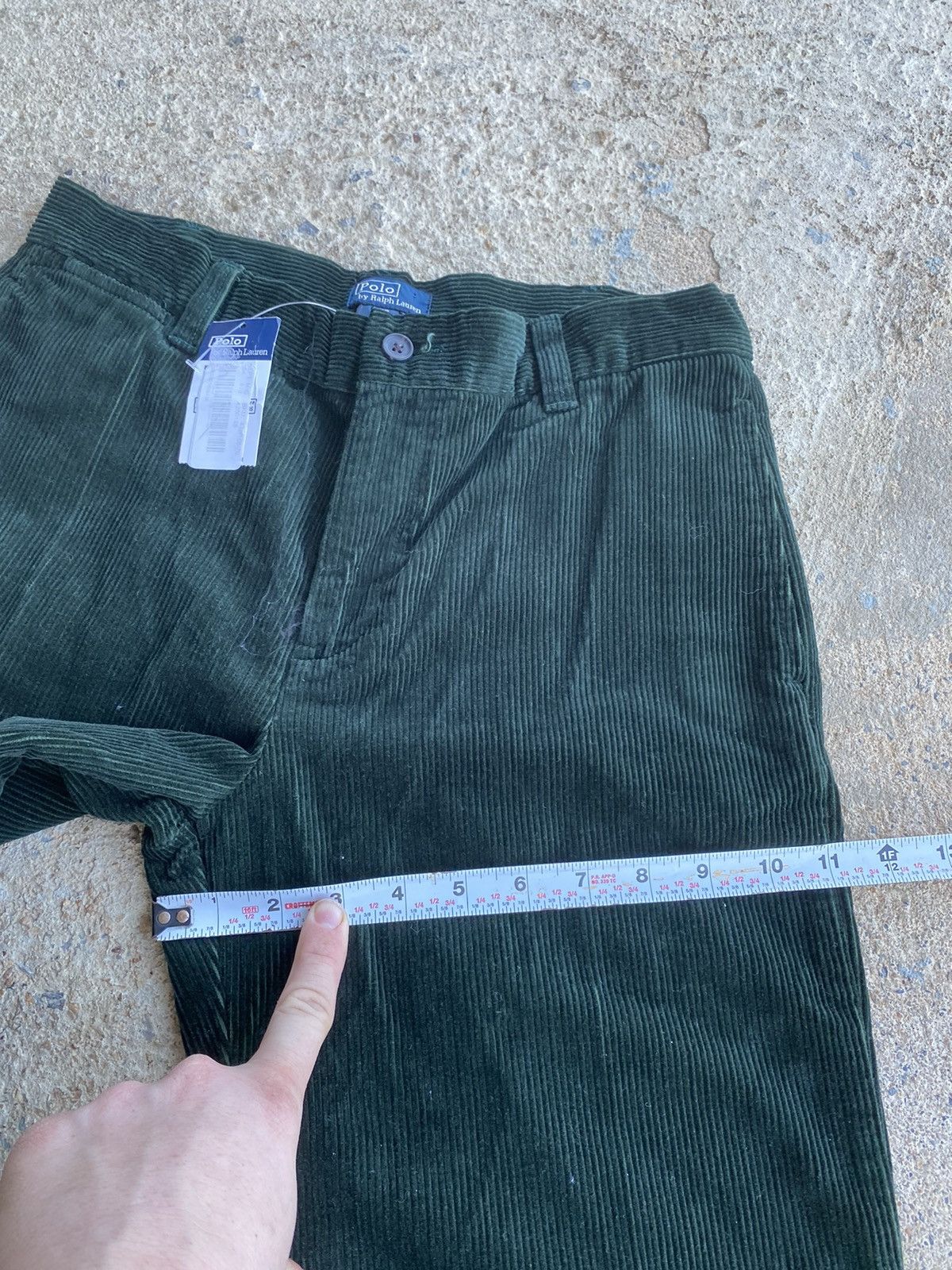 Polo Ralph Lauren × Vintage Vintage Y2K Polo Ralph Lauren NWT Green Corduroy Pants Size US 28 / EU 44 - 8 Thumbnail
