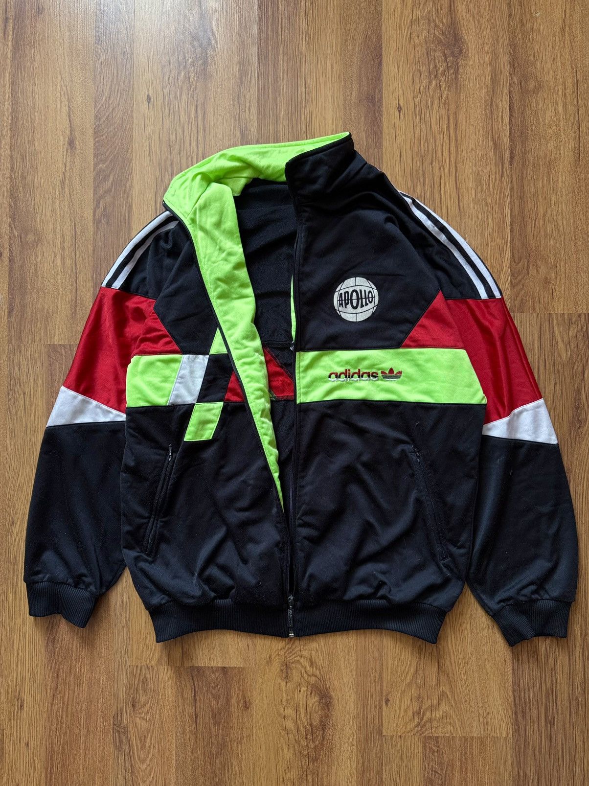 Adidas Vintage 90s Adidas Track Jacket Size US L / EU 52-54 / 3 - 4 Thumbnail