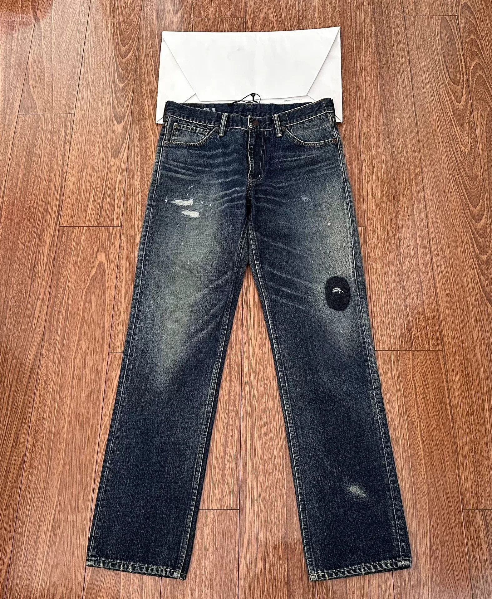 Visvim VISVIM SOCIAL SCULPTURE 03 DAMAGED-21 Size US 32 / EU 48 - 1 Thumbnail