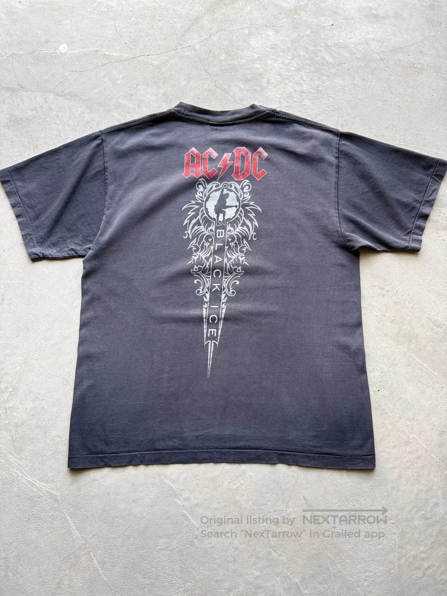 Vintage Vintage 90s AC/DC Black Ice Band Tee. Size US L / EU 52-54 / 3 - 6 Thumbnail