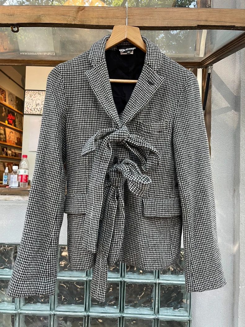Comme des Garcons Comme Des Garcons Houndstooth strap-on suit Size XS / US 0-2 / IT 36-38 - 1 Thumbnail
