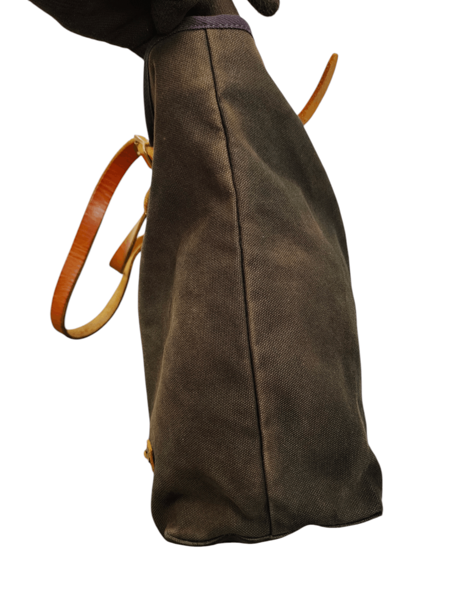 Comme des Garcons × Undercover Vintage Ship Blue Japan Faded Canvas Mix Leather Tote Bag Size ONE SIZE - 11 Thumbnail