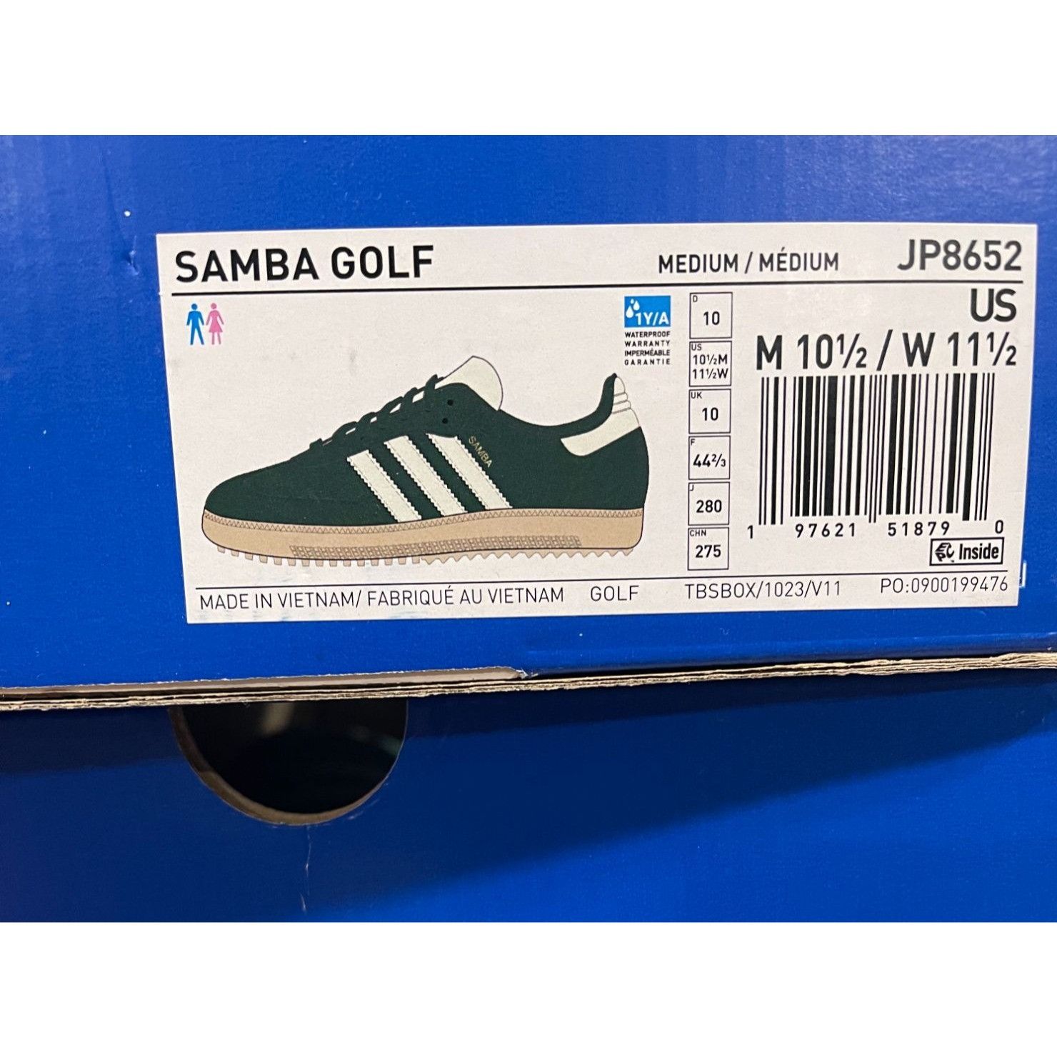 Adidas Adidas Samba Golf Shoes Spikeless Green Gum Mens 10.5us Size US 10.5 / EU 43-44 - 9 Thumbnail