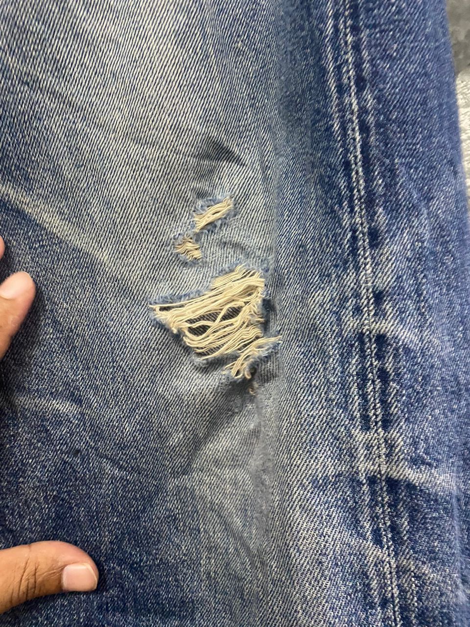 Sugar Cane 💥BEST OFFER💥VINTAGE SUGAR CANE SELVEGDE DISTRESSED DENIM Size US 30 / EU 46 - 7 Thumbnail