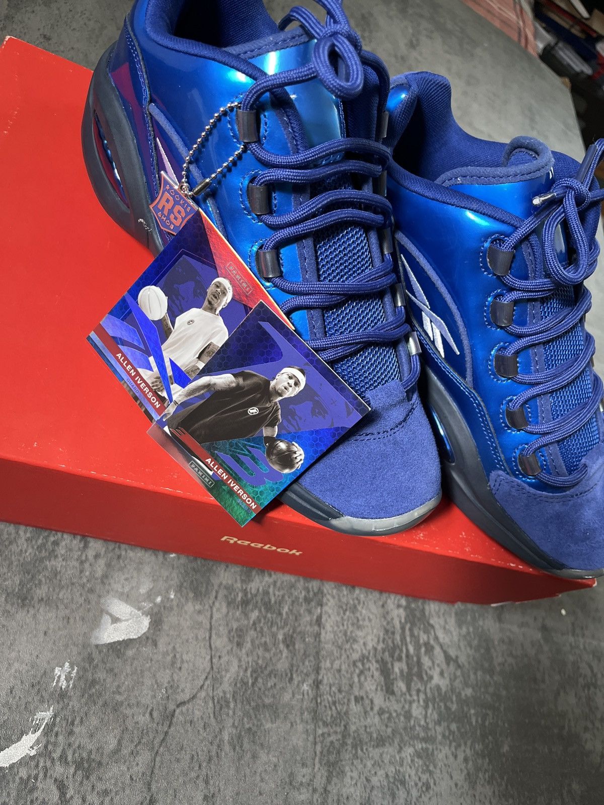 Panini/Reebok Question Low Rookie Signature Blue 🏀💙