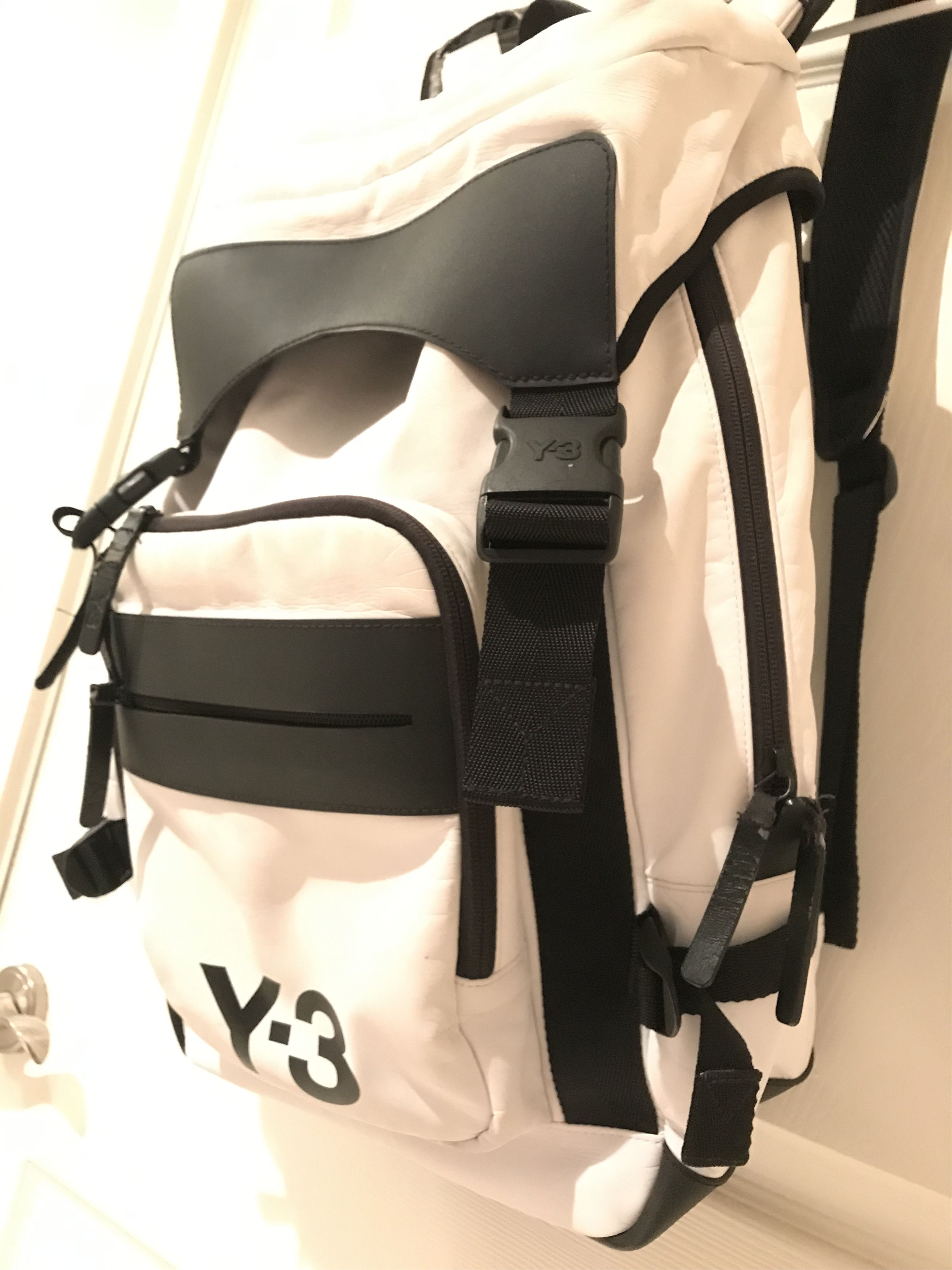 Adidas Y-3 Ultratech Backpack White Large Size ONE SIZE - 4 Thumbnail