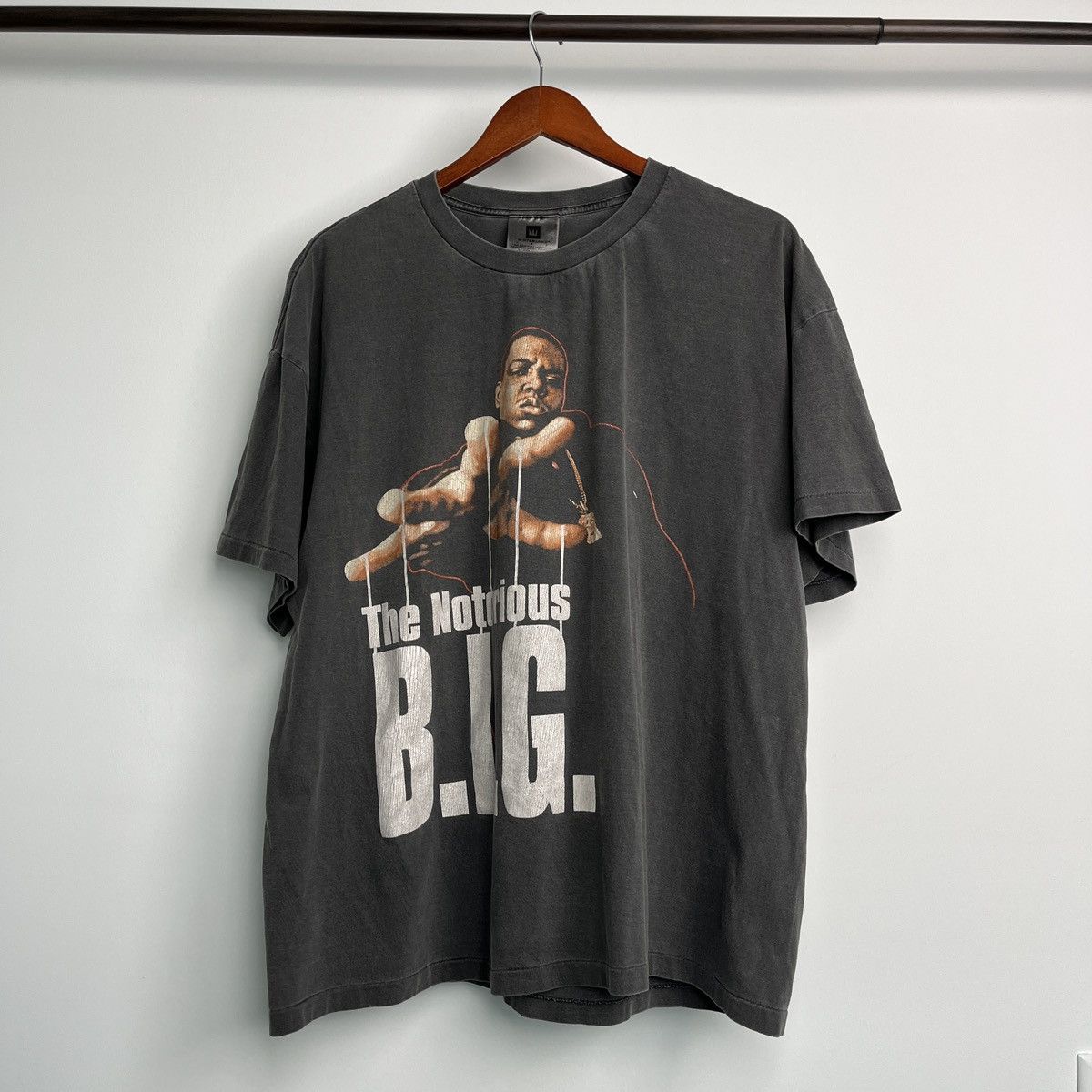 Vintage Vtg Notorious BIG Biggie Smalls Rap T-shirt 90s Double 