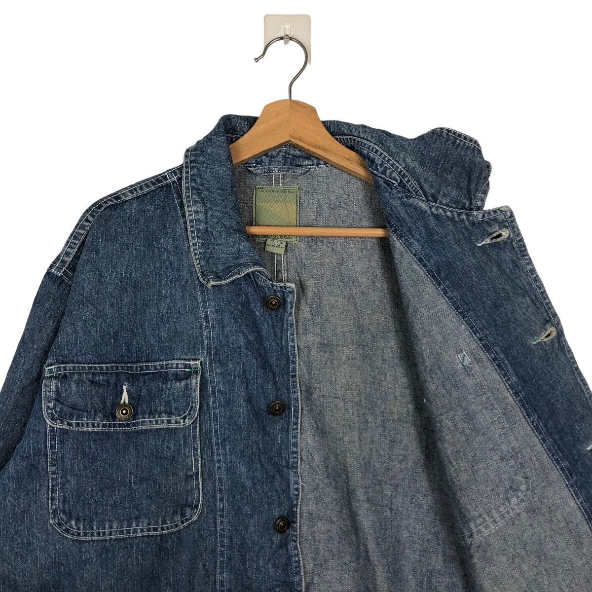 Japanese Brand 🔥Hikory Chore Jacket Denim Work Uniqlo Japan Issey Miyake Size US M / EU 48-50 / 2 - 10 Thumbnail