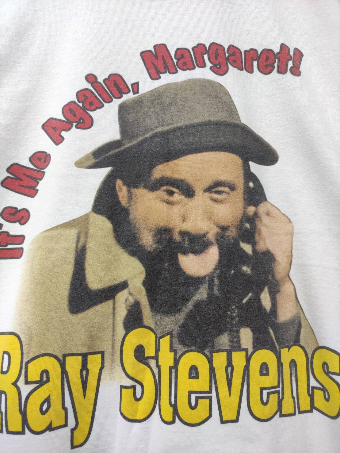 Band Tees Vtg 90's Ray Stevens " It's Me Again, Margaret " T-Shirt Size US M / EU 48-50 / 2 - 4 Thumbnail