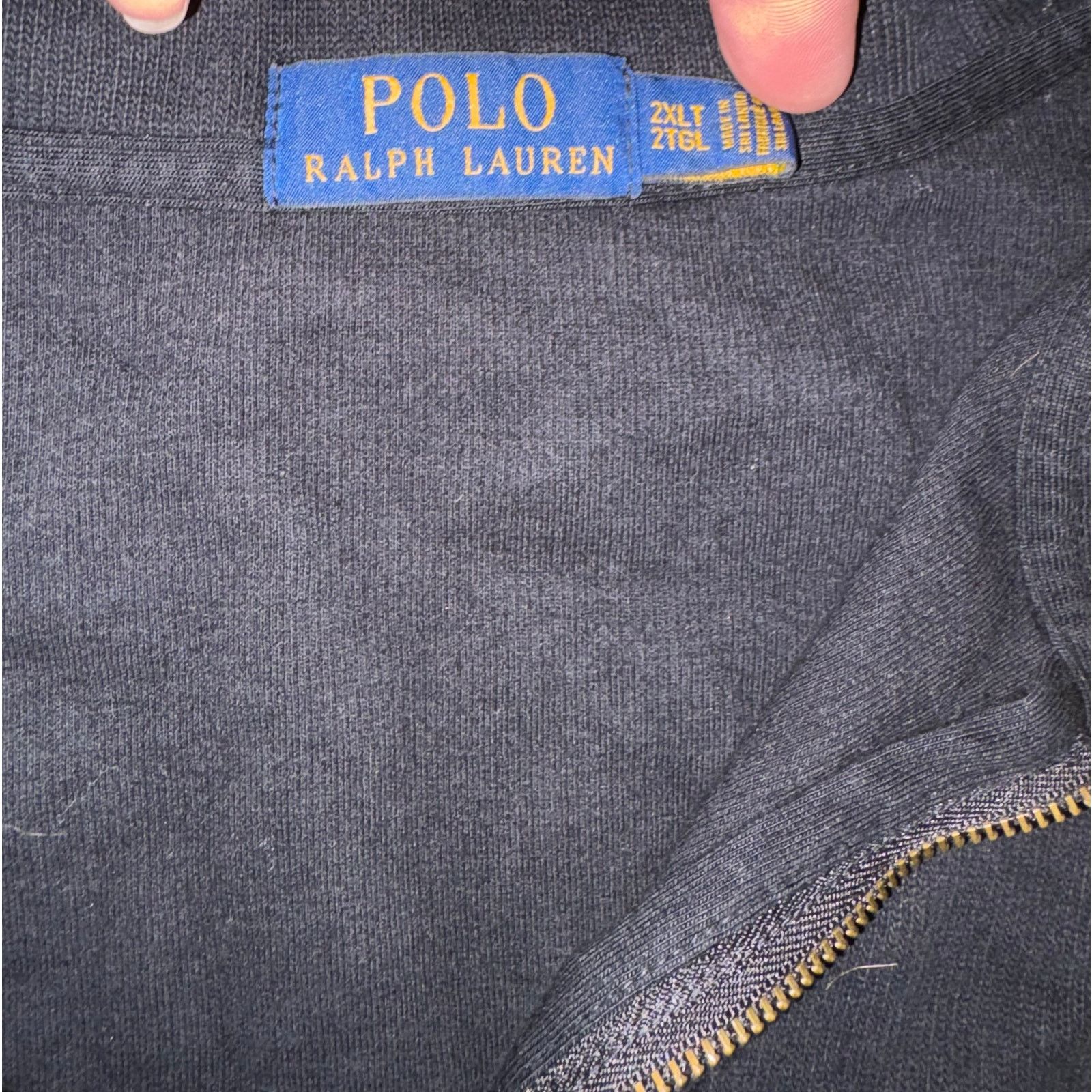 Polo Ralph Lauren Polo Ralph Lauren quarter zip pullover 2XL Black longsleeve Size US XXL / EU 58 / 5 - 2 Thumbnail