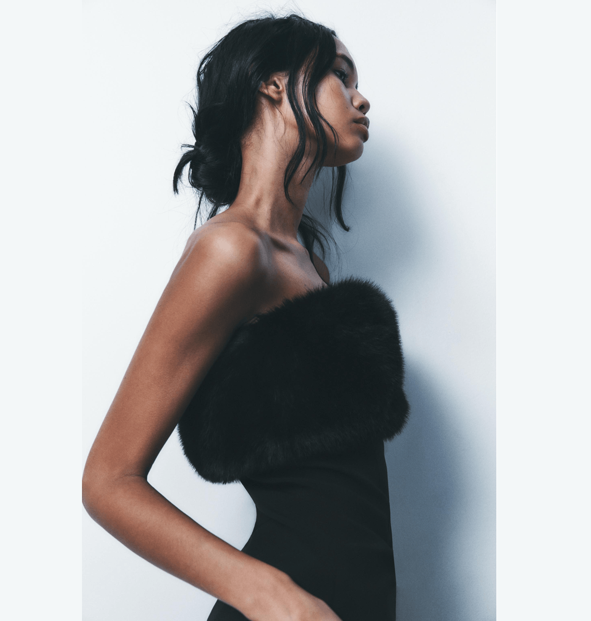 Zara ZARA Strapless Midi Dress Size S / US 4 / IT 40 - 5 Thumbnail