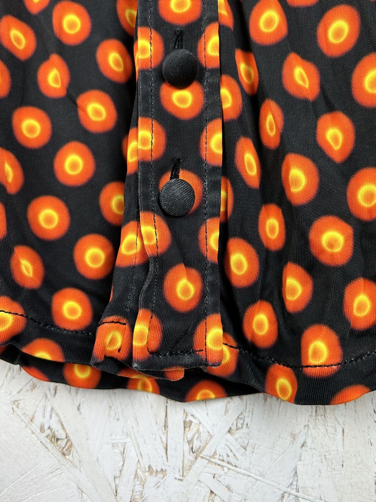 Givenchy Givenchy Solar Eclipse Print Jersey Button Up Shirt 40 Size S / US 4 / IT 40 - 6 Thumbnail