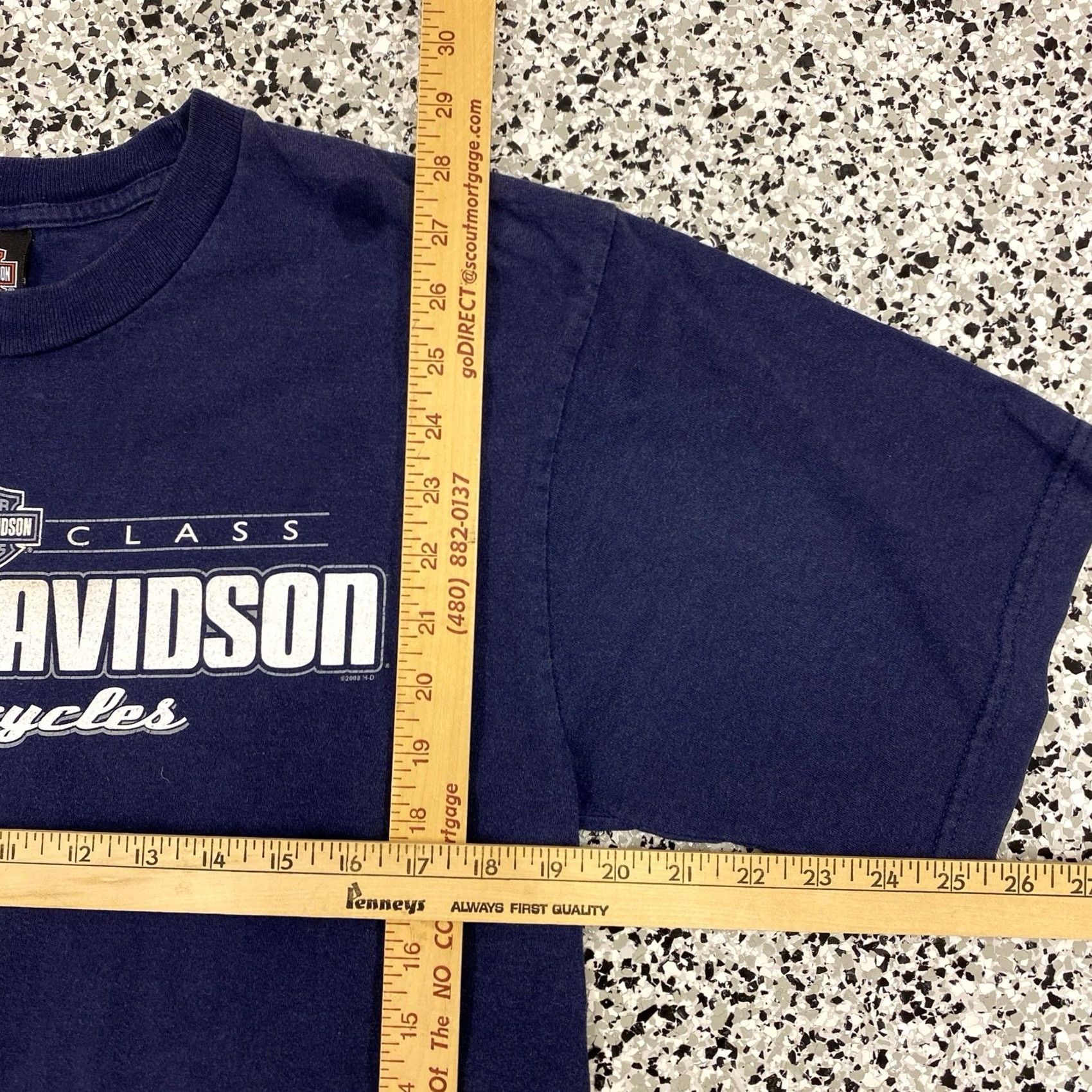 Harley Davidson VINTAGE Harley-Davidson T Shirt Virginia Blue Size Large Men Casual Short Sleeve Crew Neck Logo Graphic Cotton Knit Baggy? Size US L / EU 52-54 / 3 - 4 Thumbnail