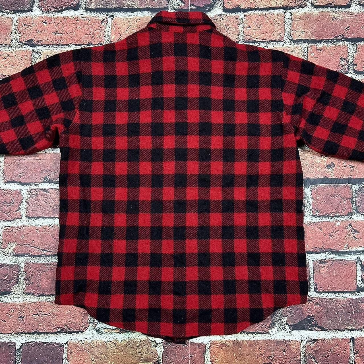SafTbak Vintage SAFTBAK Buffalo Plaid Shirt Jacket Wool Shacket Size US L / EU 52-54 / 3 - 4 Thumbnail