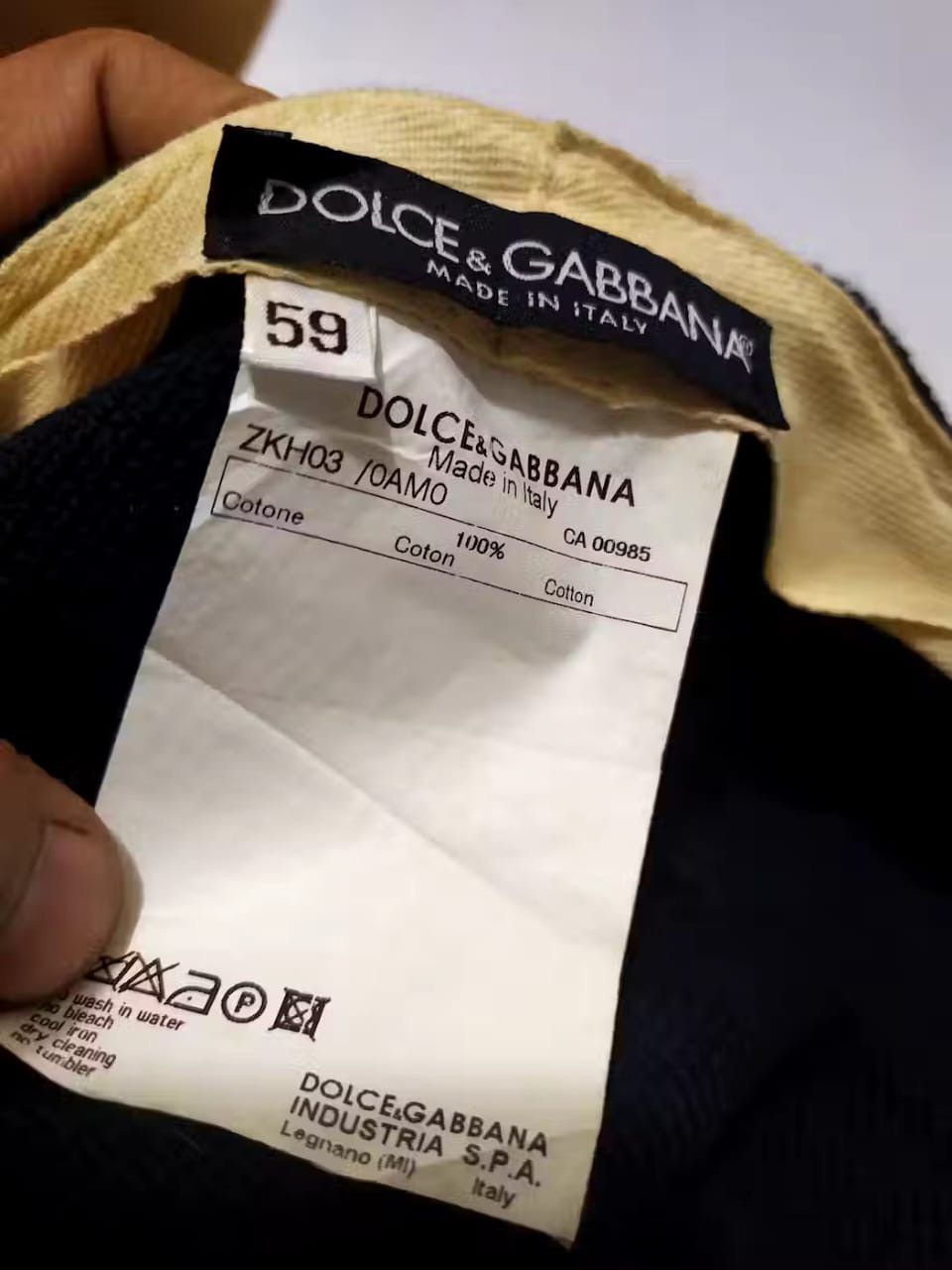 Dolce & Gabbana Dolce & Gabbana Flat Hats DG Logo Design Size ONE SIZE - 7 Thumbnail