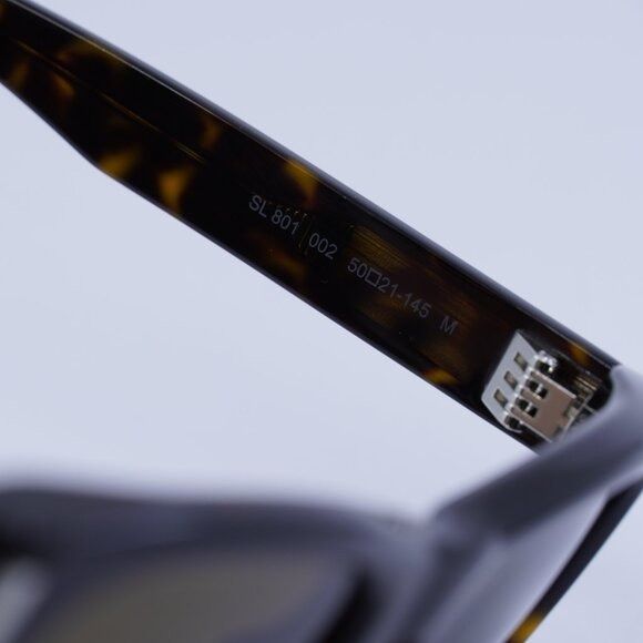 Saint Laurent Paris 🕶️ New Saint Laurent SL801 002 Sunglasses - Dark Havana Size ONE SIZE - 7 Thumbnail