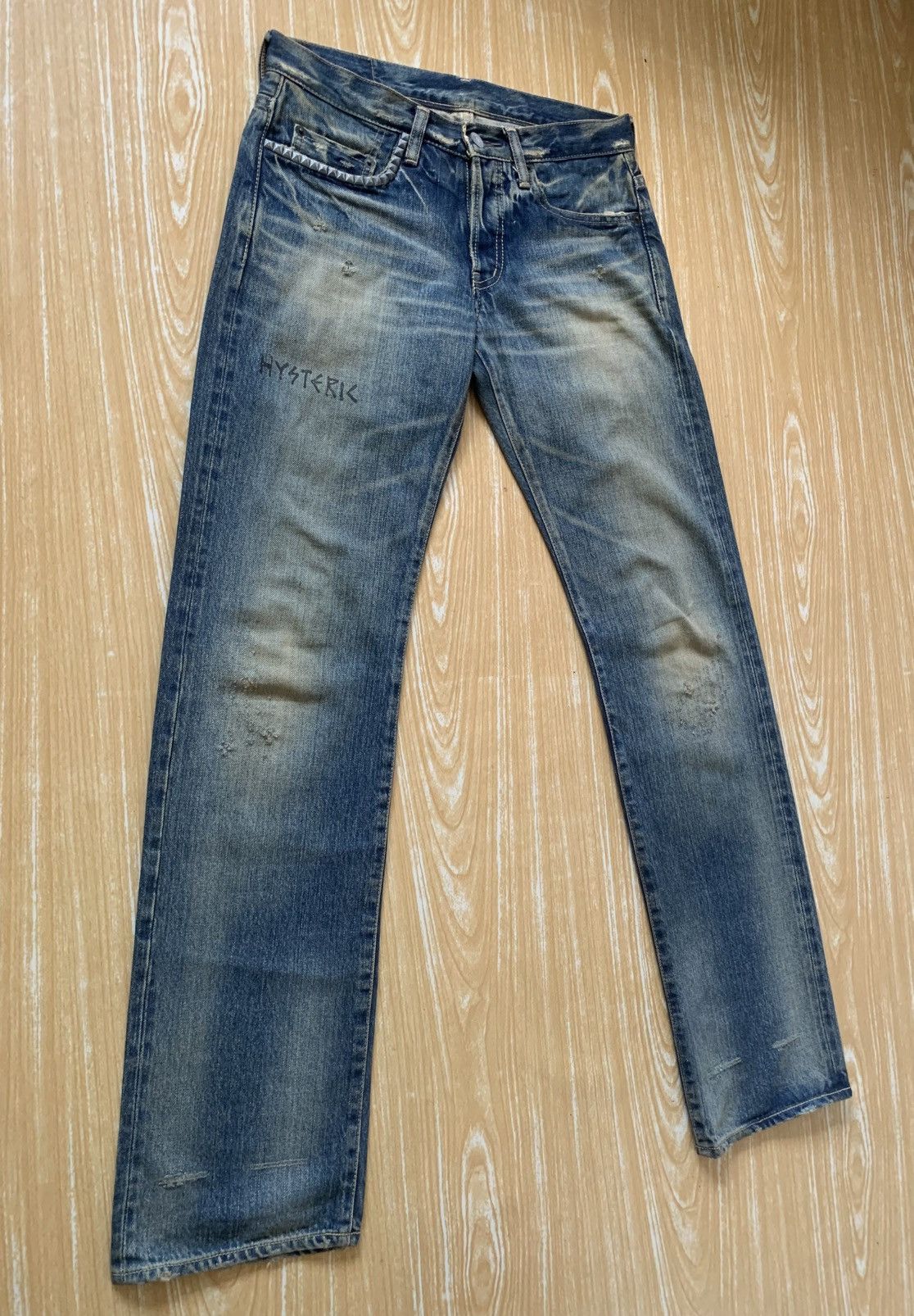 Hysteric Glamour Hysteric Glamour Selvedge Spike Punks Style Denim Pants Size US 29 - 3 Thumbnail