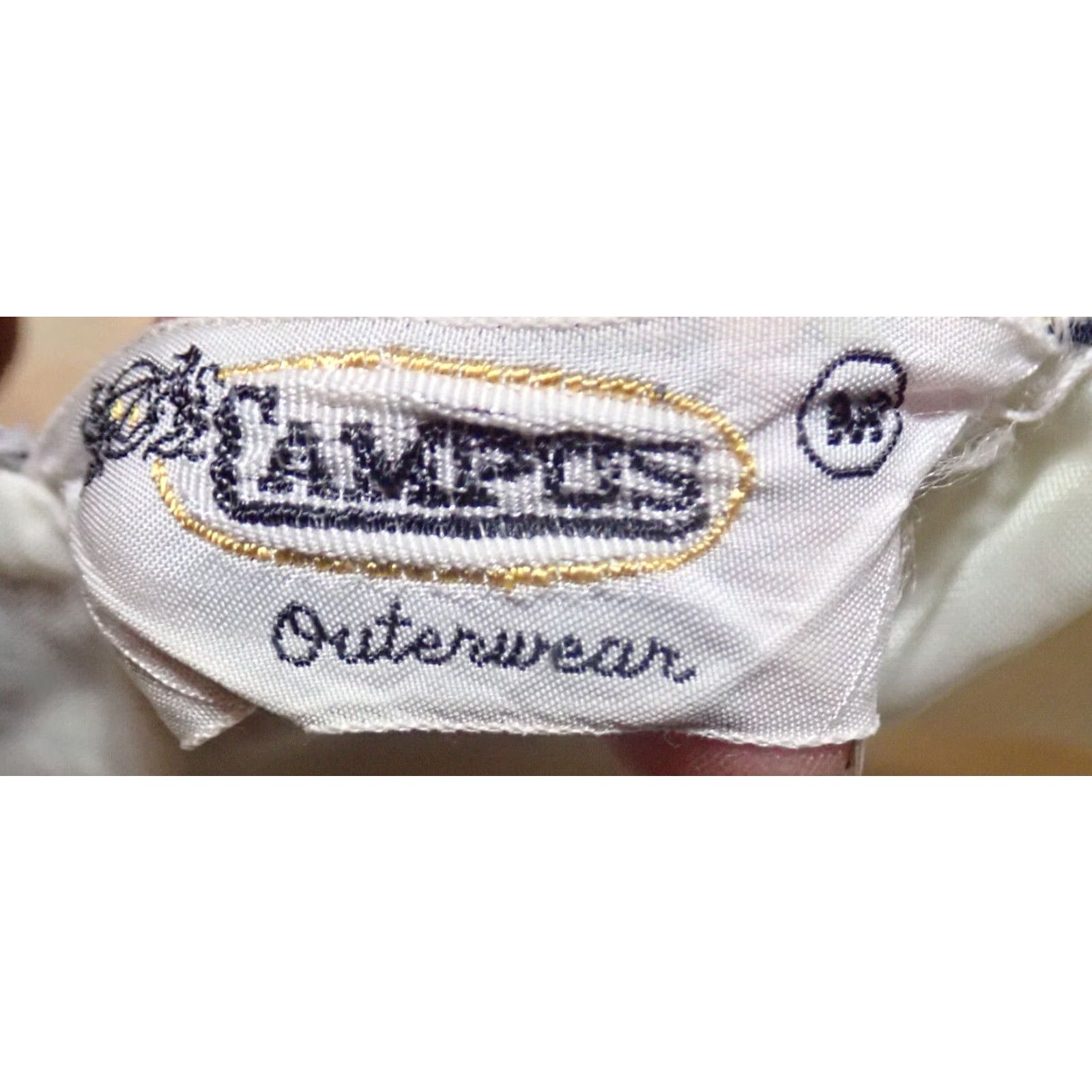Vintage VINTAGE 80s CAMPUS Outerwear Full Zip White Satin Windbreaker Jacket USA M Size US M / EU 48-50 / 2 - 5 Thumbnail
