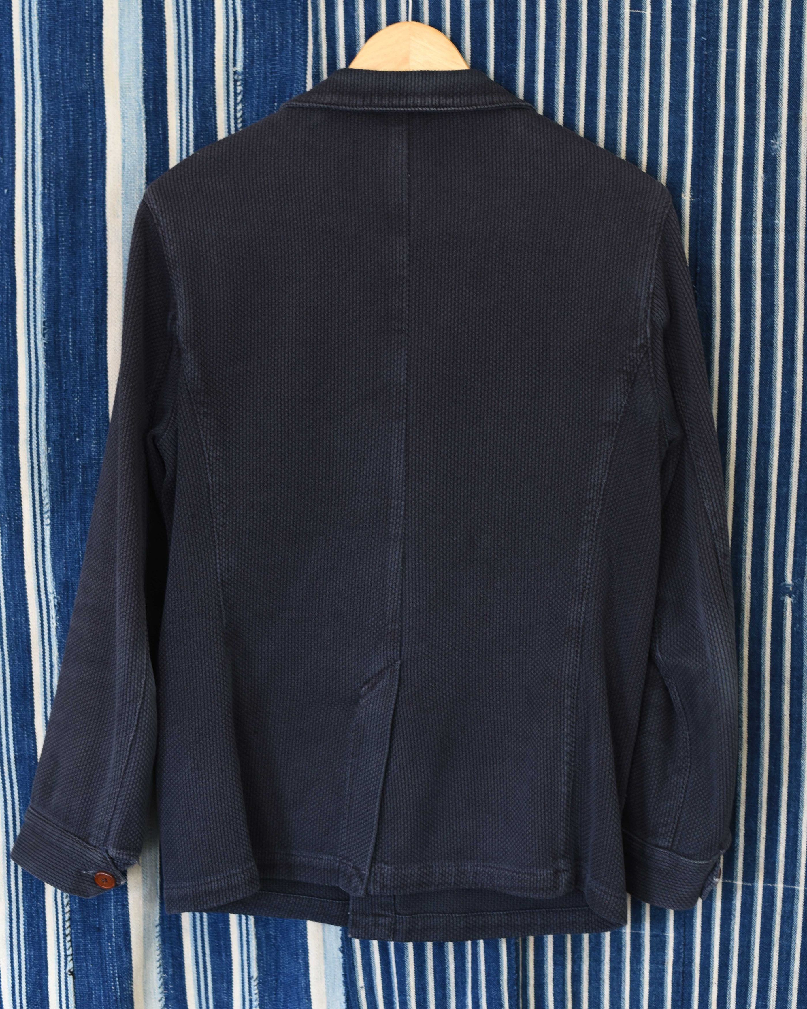 Epaulet Epaulet NYC LA Doyle Chore Coat Jacket - Black Sashiko 38 M Size US M / EU 48-50 / 2 - 7 Thumbnail