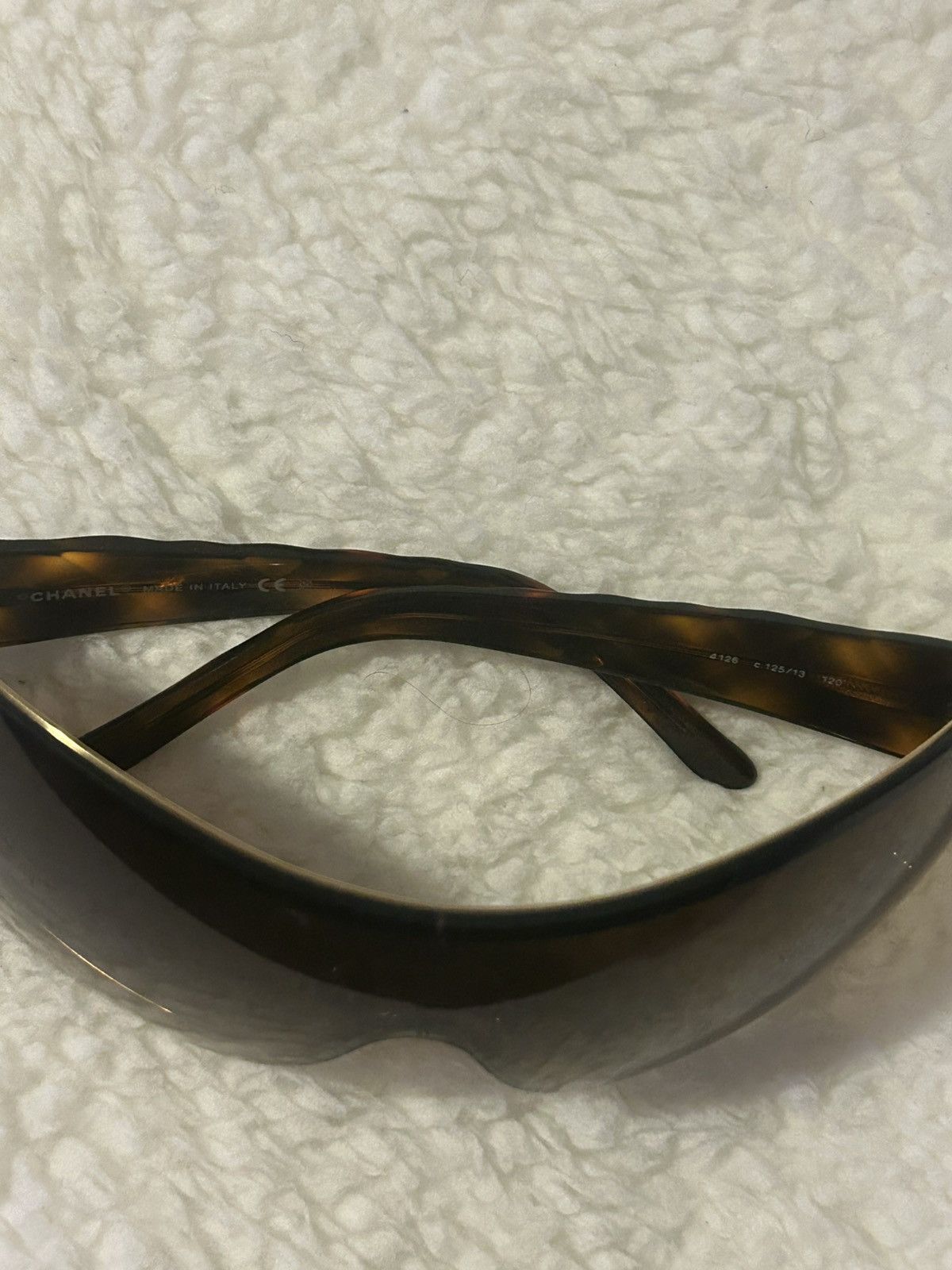 Chanel Chanel tortoise shell gold brown mask sunglasses vintage Size ONE SIZE - 14 Thumbnail