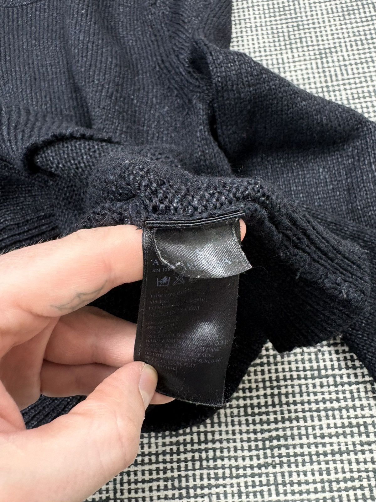 Allsaints Allsaints thwaile fuzzy knit fisherman sweater basic blank Size US S / EU 44-46 / 1 - 4 Thumbnail