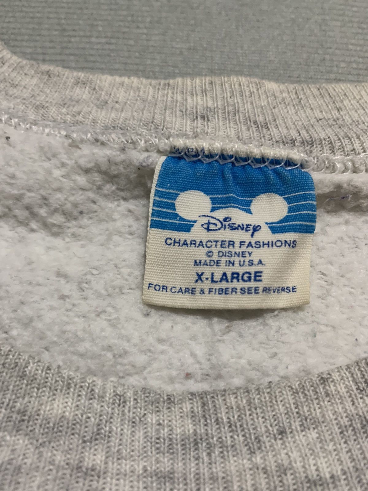 Disney × Mickey Mouse × Vintage Vintage Mickey Mouse Yellow Boot sweatshirt Size US XL / EU 56 / 4 - 8 Thumbnail