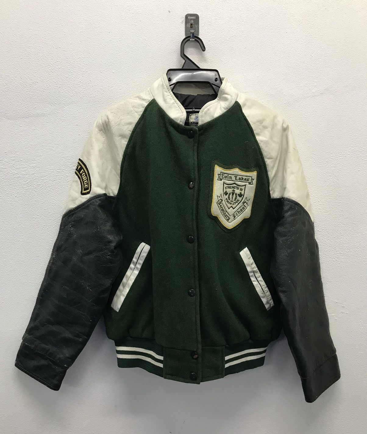 Shell Fleece Dope Letterman Jackets Vintage Challenger Made In