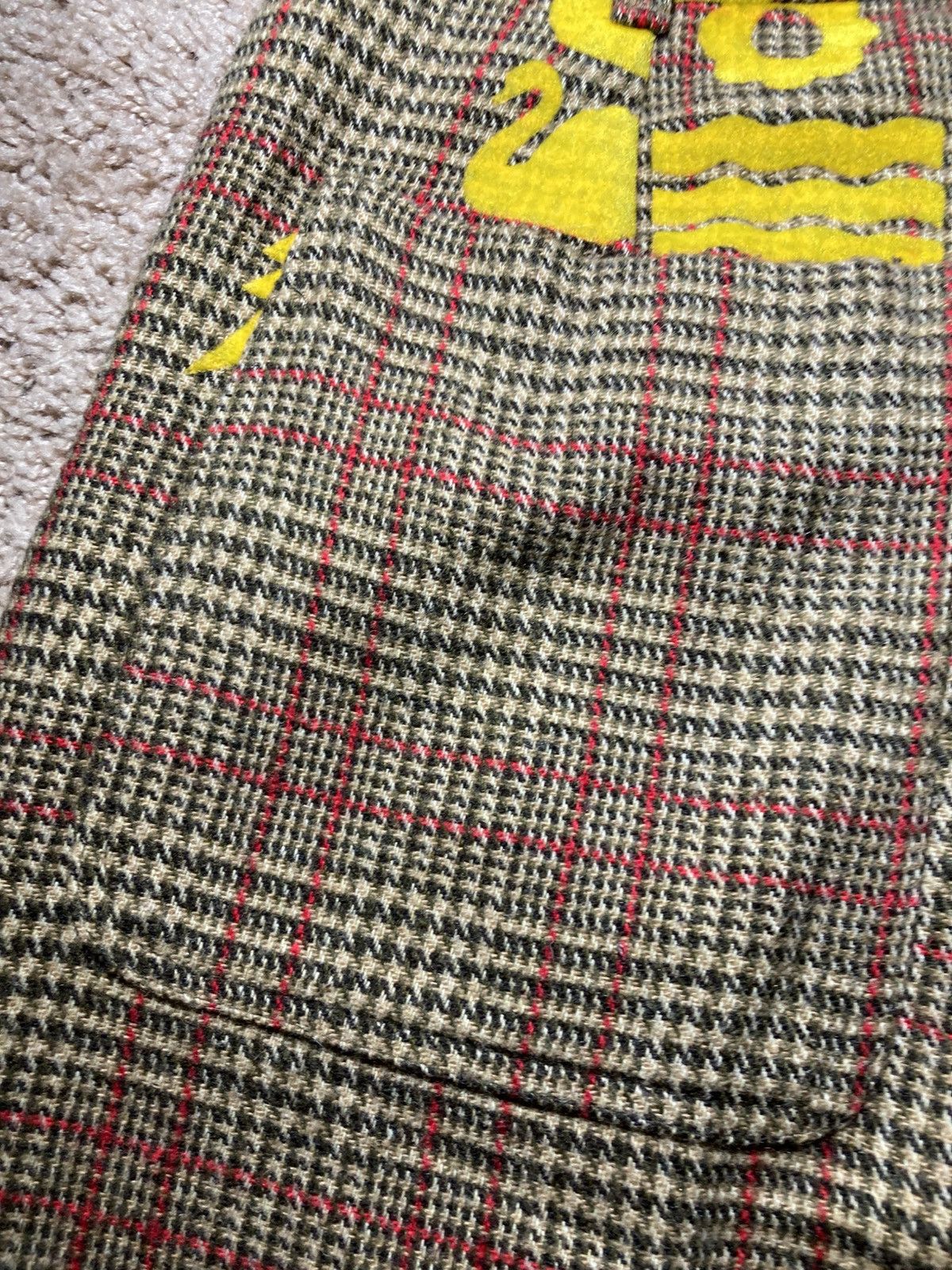 W&LT × Walter Van Beirendonck AW96 W&LT Penis Plaid Pants Wonderland Check 90s 1996 Walter Size US 30 / EU 46 - 8 Thumbnail