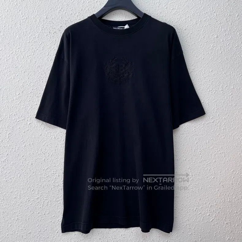 Balenciaga Balenciaga Double B Embroidered Logo Short Sleeve Size US XS / EU 42 / 0 - 1 Thumbnail