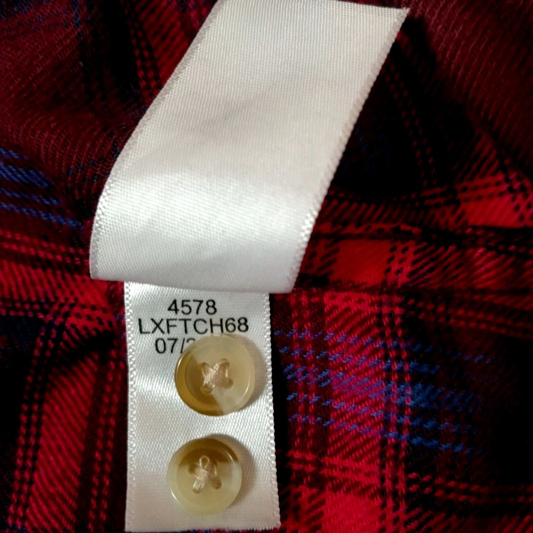 Aeropostale Aeropostale Shirt Women Small Pink Plaid Flannel Rayon Blend Button-Up Casual Long Sleeve Size S / US 4 / IT 40 - 7 Thumbnail
