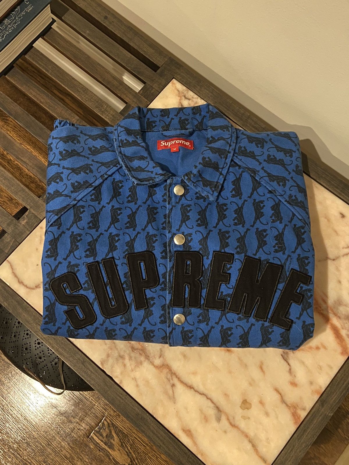 Supreme Supreme panther jacket AW18 Size US M / EU 48-50 / 2 - 2 Thumbnail