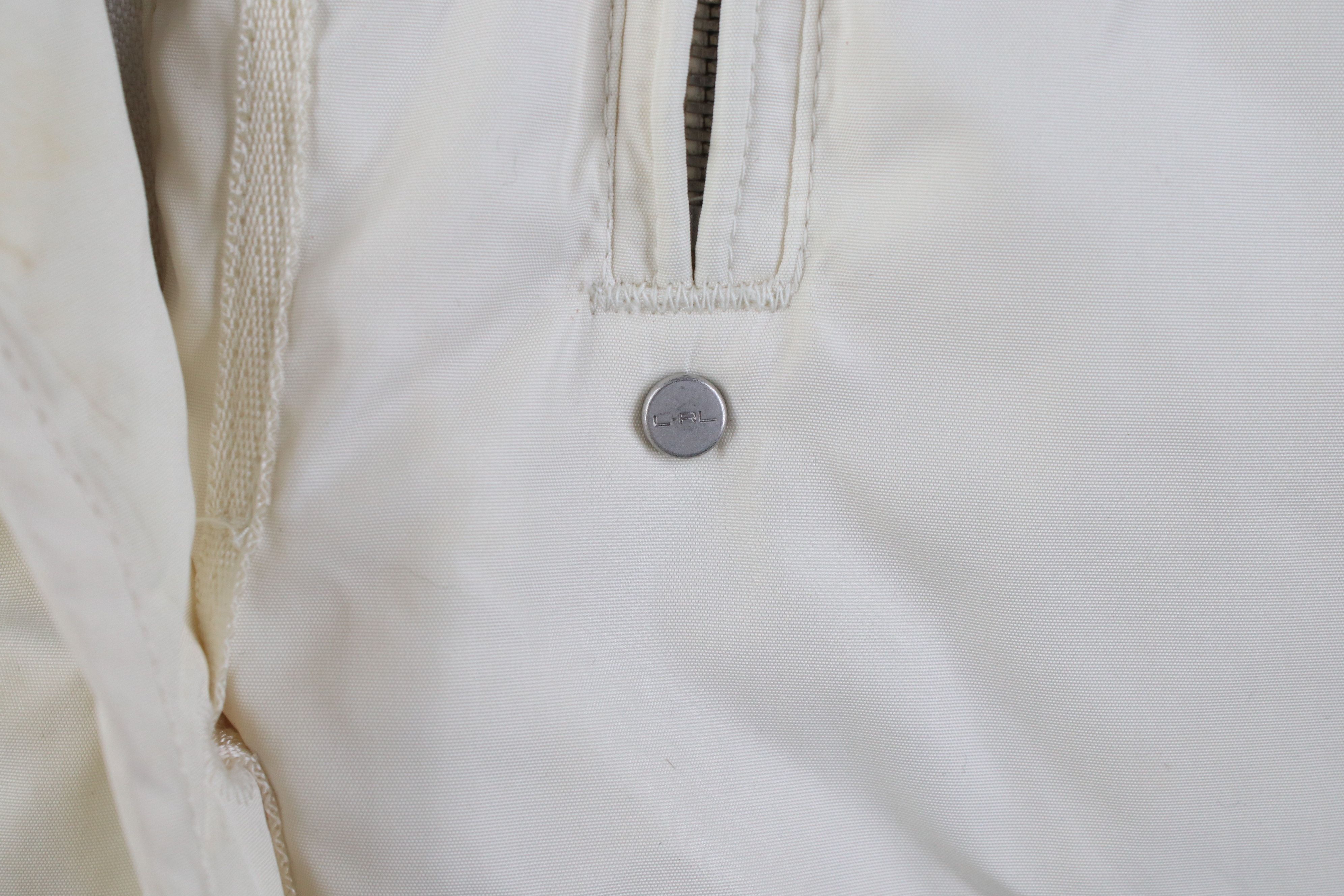 Polo Ralph Lauren Vintage Y2K Ralph Lauren Full Zip Puffer Jacket Cream Size S / US 4 / IT 40 - 4 Thumbnail