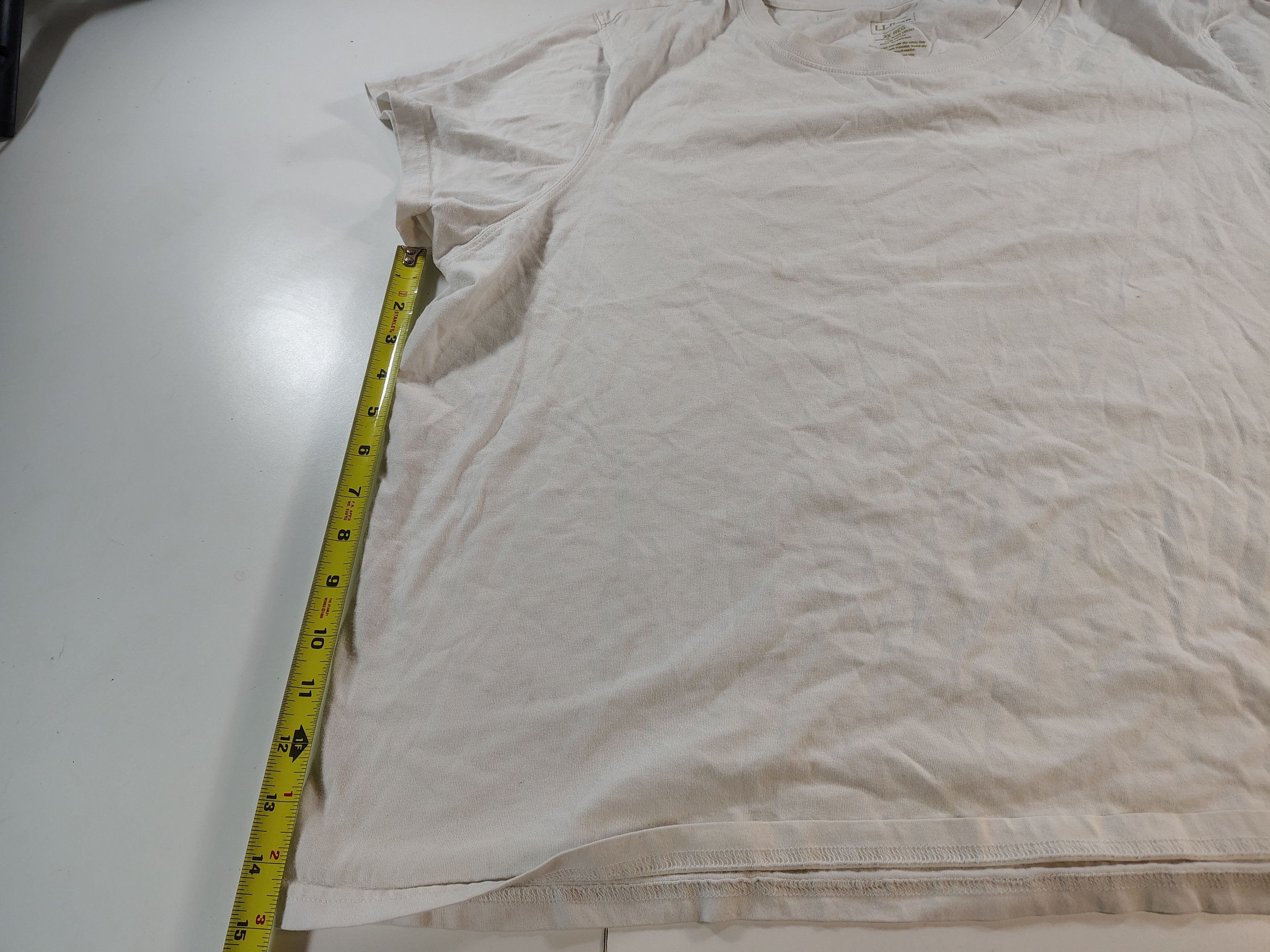 L.L. Bean Women's XXL Plain White Short Sleeve L.L. Bean T-Shirt Size XXL / US 16-18 / IT 52-54 - 6 Thumbnail