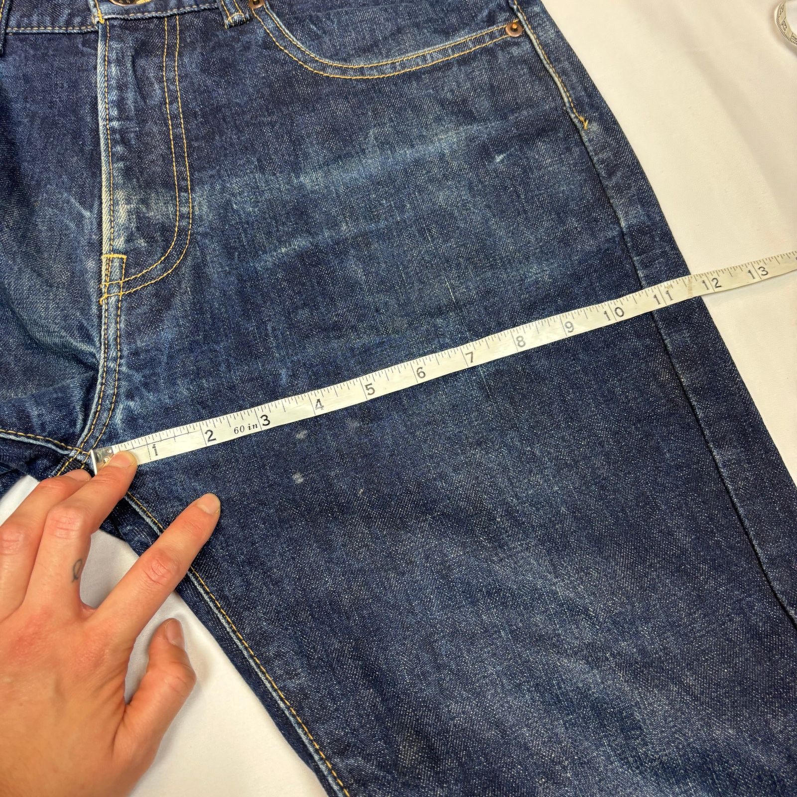 Noah Noah NYC Dark Wash Denim Jeans Men's 32x29 Made in Japan Size US 32 / EU 48 - 6 Thumbnail