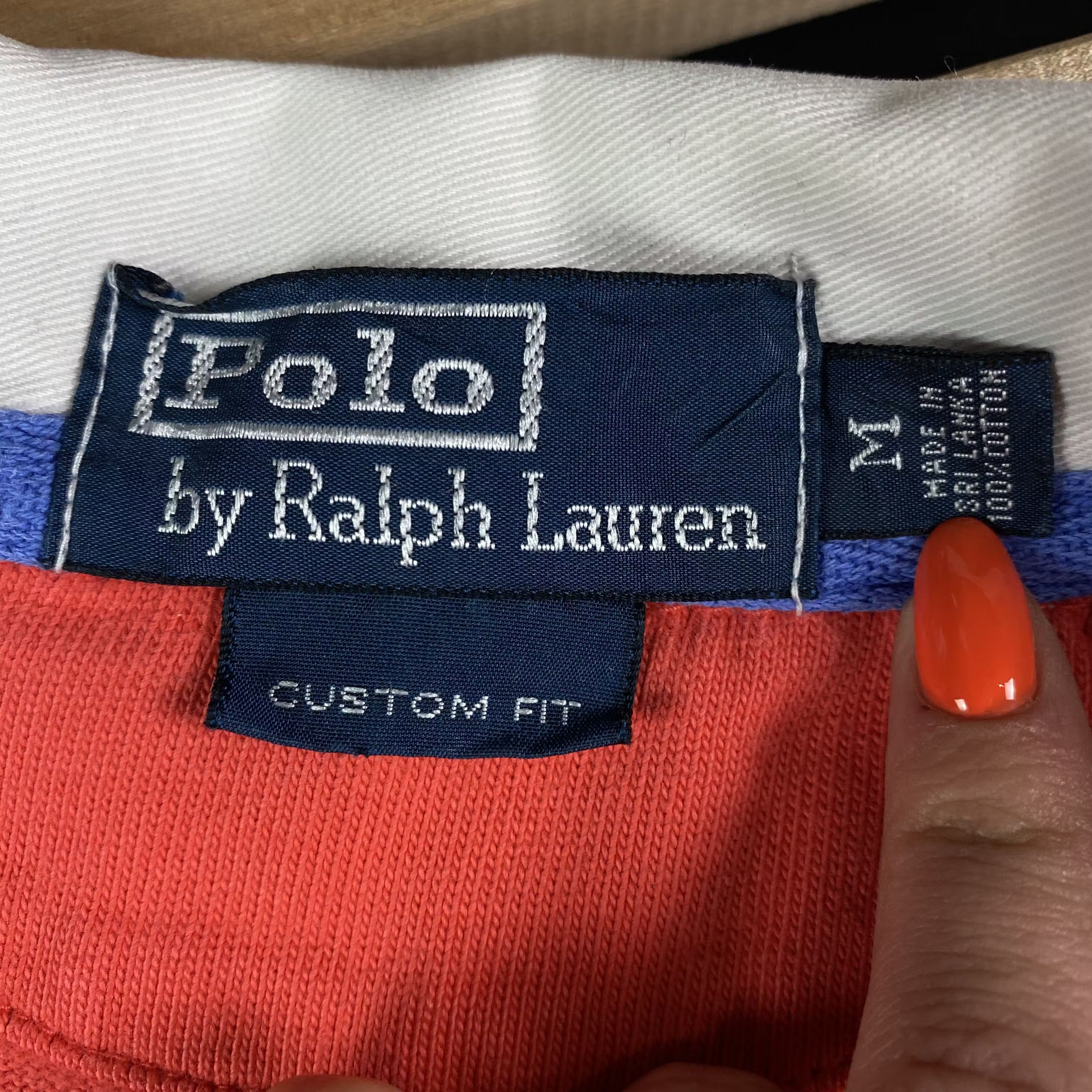 Polo Ralph Lauren × Ralph Lauren × Vintage Mens Rugby Sweatshirt Polo Ralph Lauren Vintage Size M Size US M / EU 48-50 / 2 - 7 Thumbnail