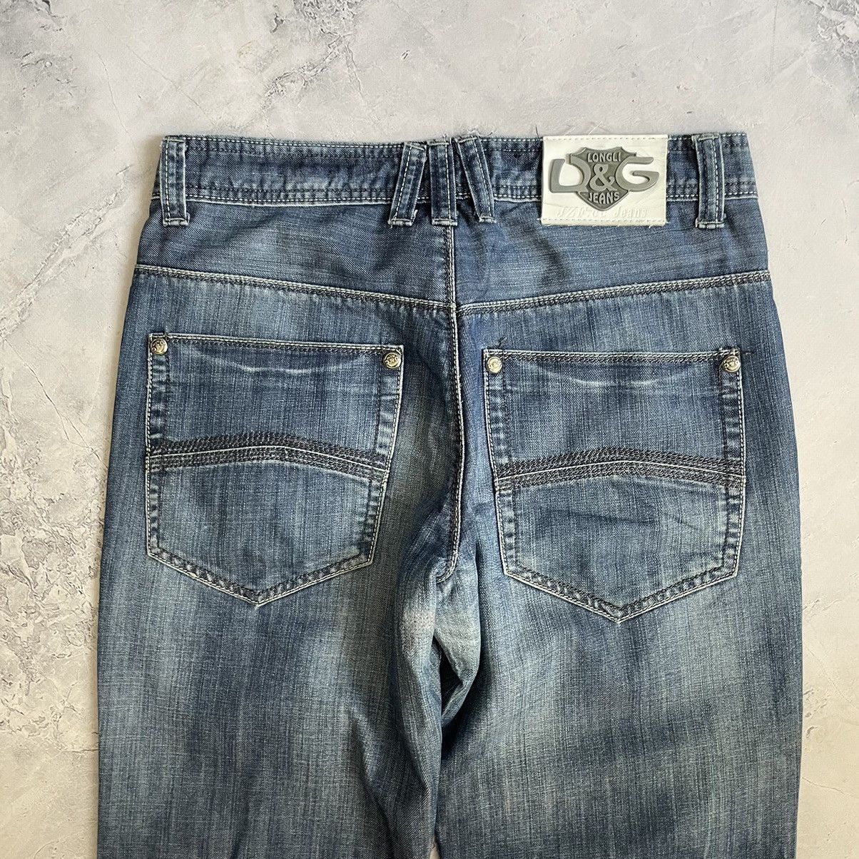 Dolce & Gabbana Dolce Gabbana Jeans Vintage Denim Avantgarde Pants Size US 30 / EU 46 - 8 Thumbnail