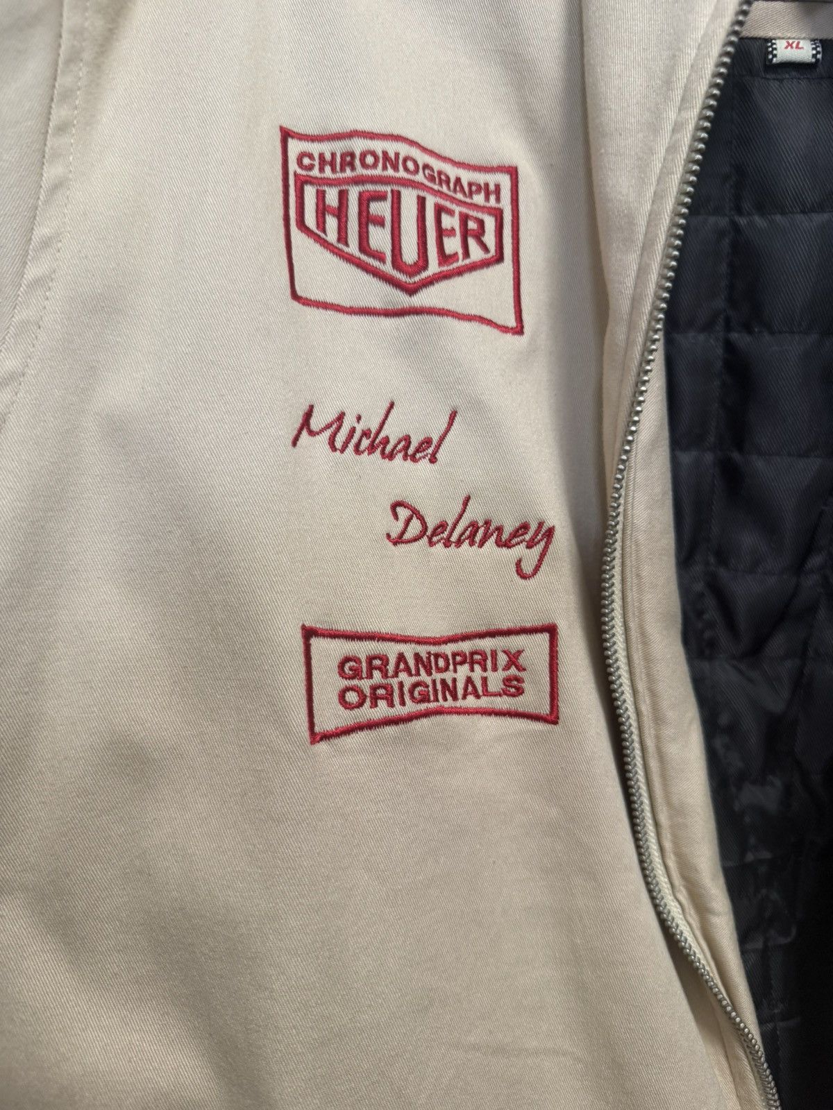Vintage Michael Delaney Racing Jacket - Grand Prix Originals Size US L / EU 52-54 / 3 - 6 Thumbnail
