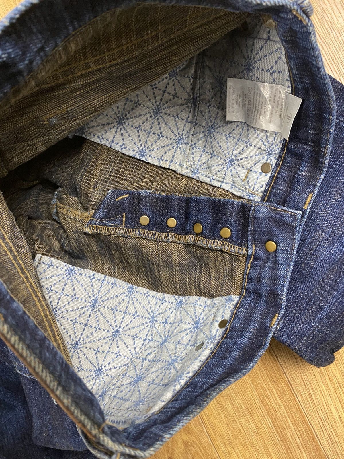 Japan Blue × Japanese Brand × Salvage Japan Blue JB0626 “Godzilla” 18oz Selvedge Denim Jeans Size US 30 / EU 46 - 6 Thumbnail