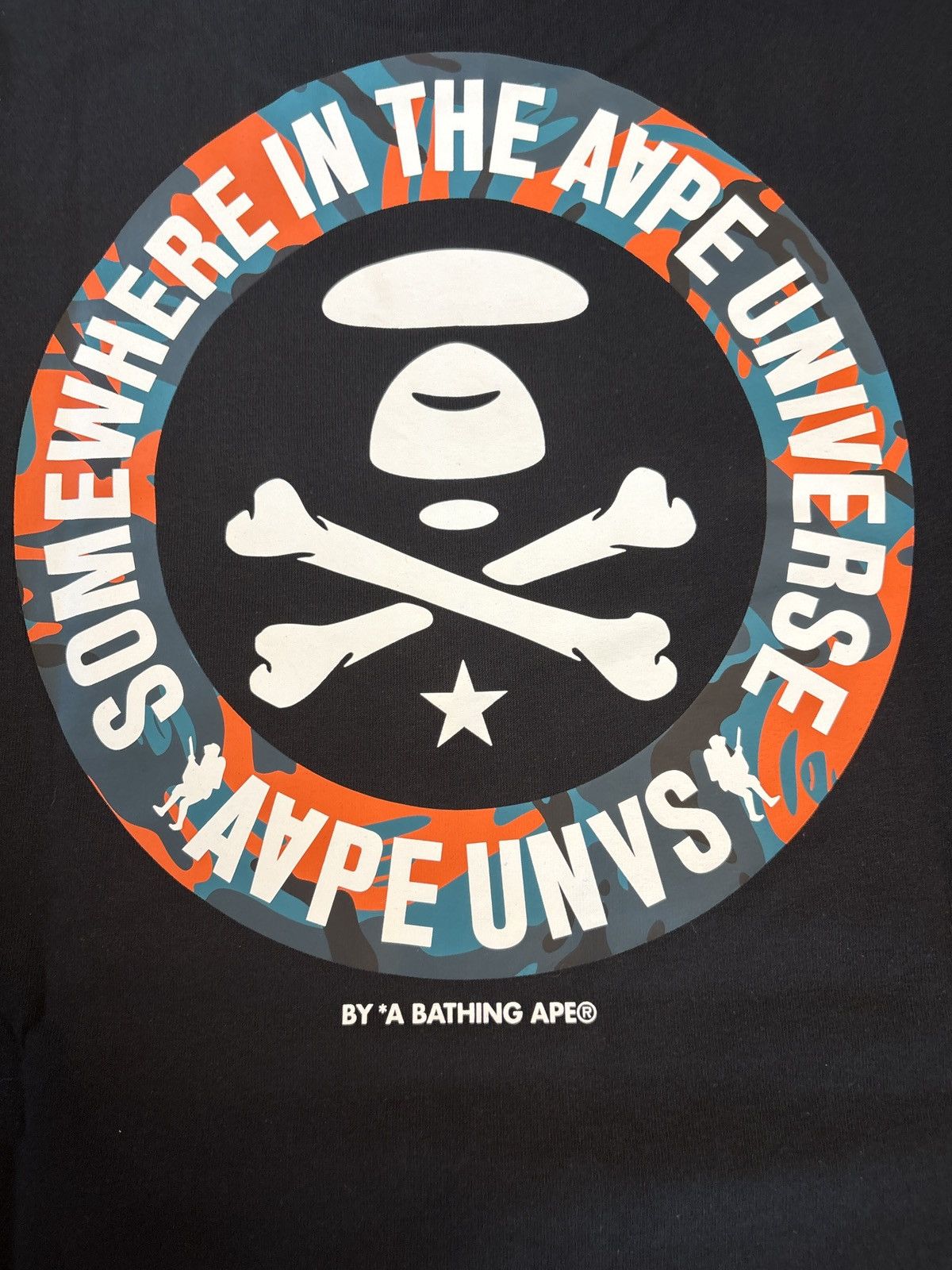 Aape × Bape Aape universe tee black Size US M / EU 48-50 / 2 - 6 Thumbnail