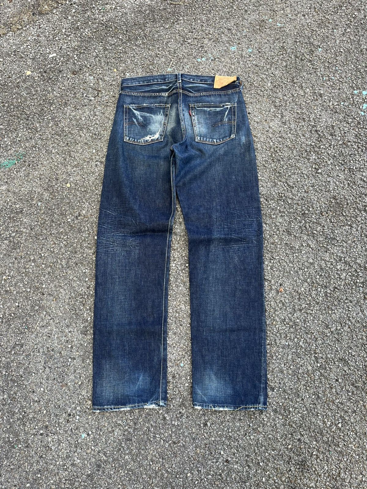 Levi's Vintage Clothing Levis LVC 501XX 66501 Big E Japan Selvedge Red Line Denim Size US 35 - 12 Thumbnail