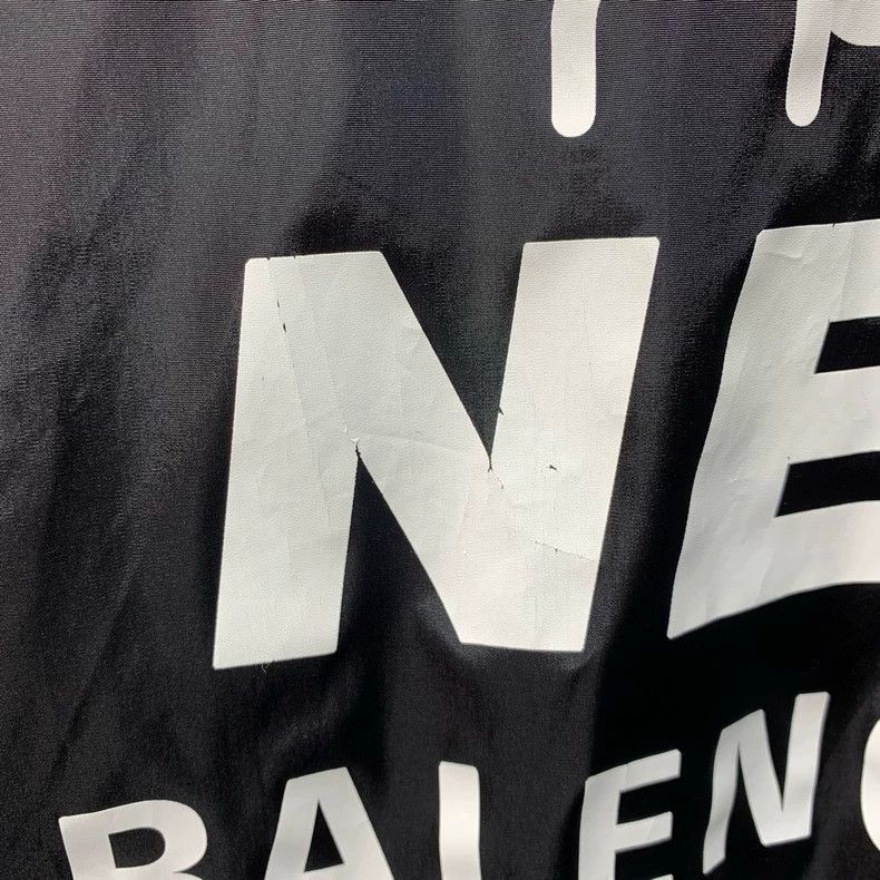 Balenciaga Balenciaga size 36 Black Printed Logo Zip-Up Jacket Size XS / US 0-2 / IT 36-38 - 5 Thumbnail