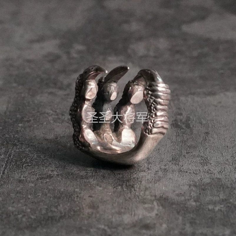 KD2024 KD2024 Distressed Dragon Claw 14+20 Ring - Dark Apocalyptic Size ONE SIZE - 3 Thumbnail