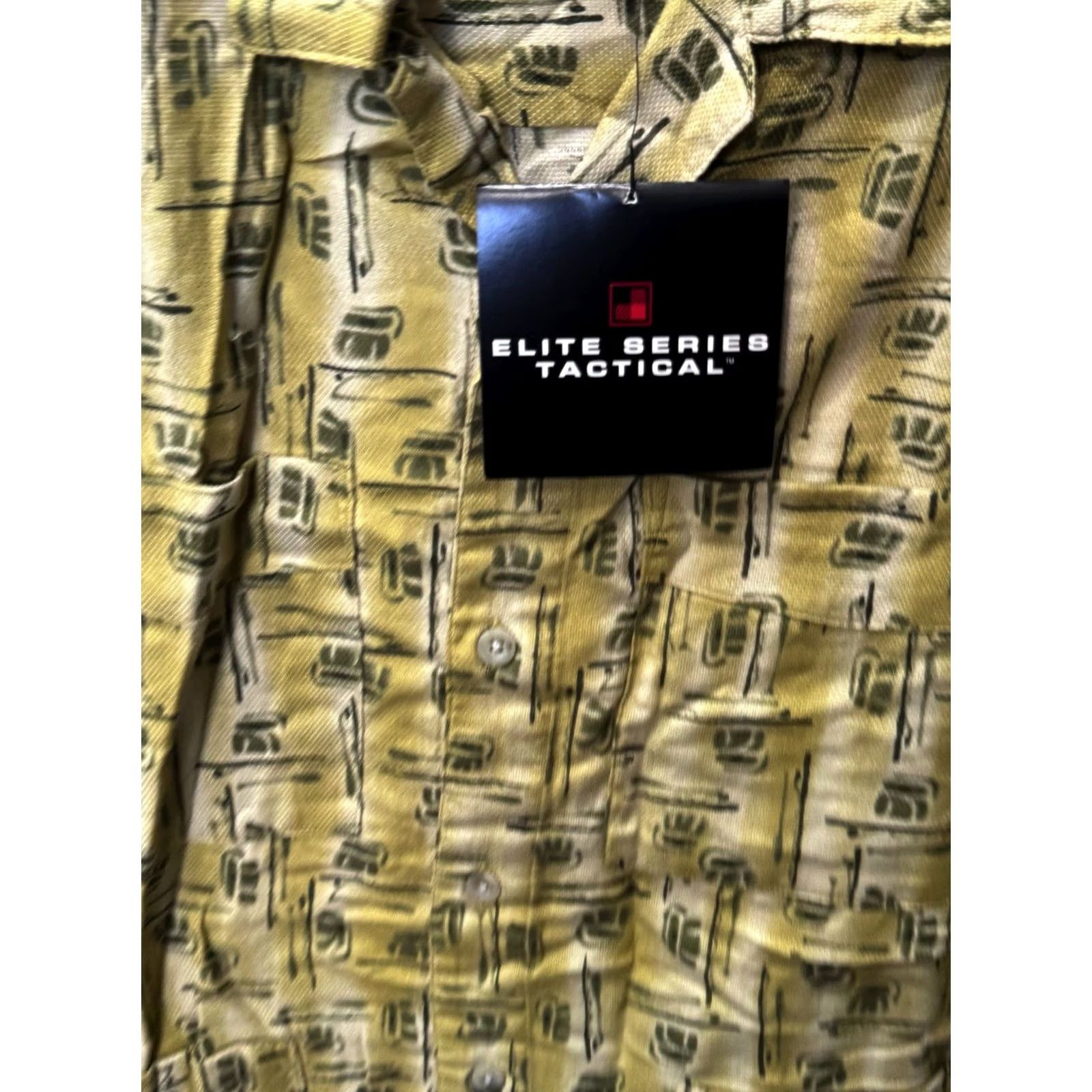 Vintage NWT Elite Series Tactical SHORT SLEEVE BUTTON UP SHIRT Medium M Size US M / EU 48-50 / 2 - 3 Thumbnail
