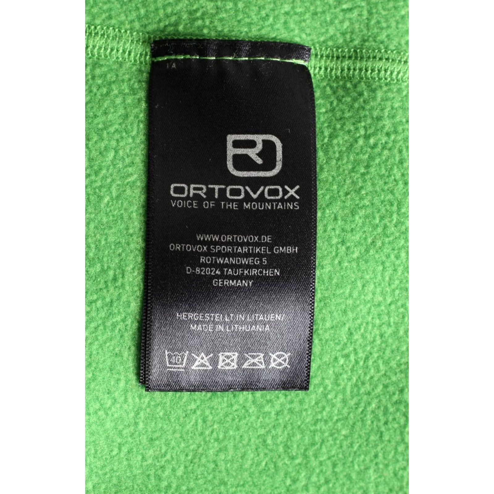ORTOVOX Ortovox Shirt Womens XS Green Merino Inside Half Zip Hoodie Sweatshirt Women Size VR3187 Size XS / US 0-2 / IT 36-38 - 7 Thumbnail