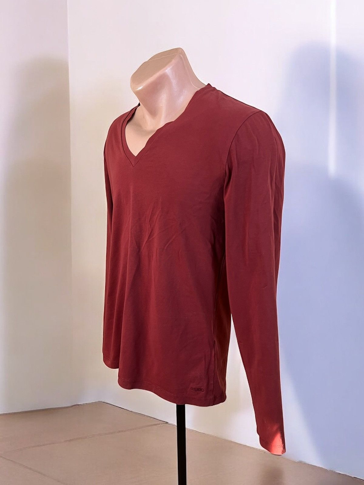 Hugo Hugo Burgundy Longsleeve T-Shirt Size M Size US M / EU 48-50 / 2 - 4 Thumbnail