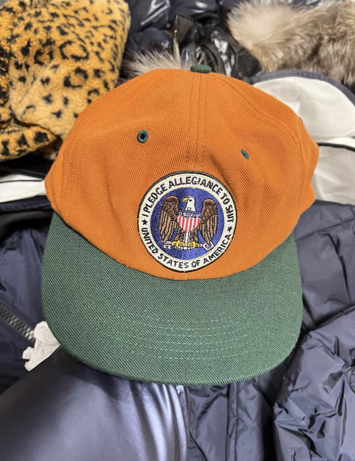 Supreme Supreme Pledge Allegiance Baseball Cap J42 Size ONE SIZE - 1 Thumbnail