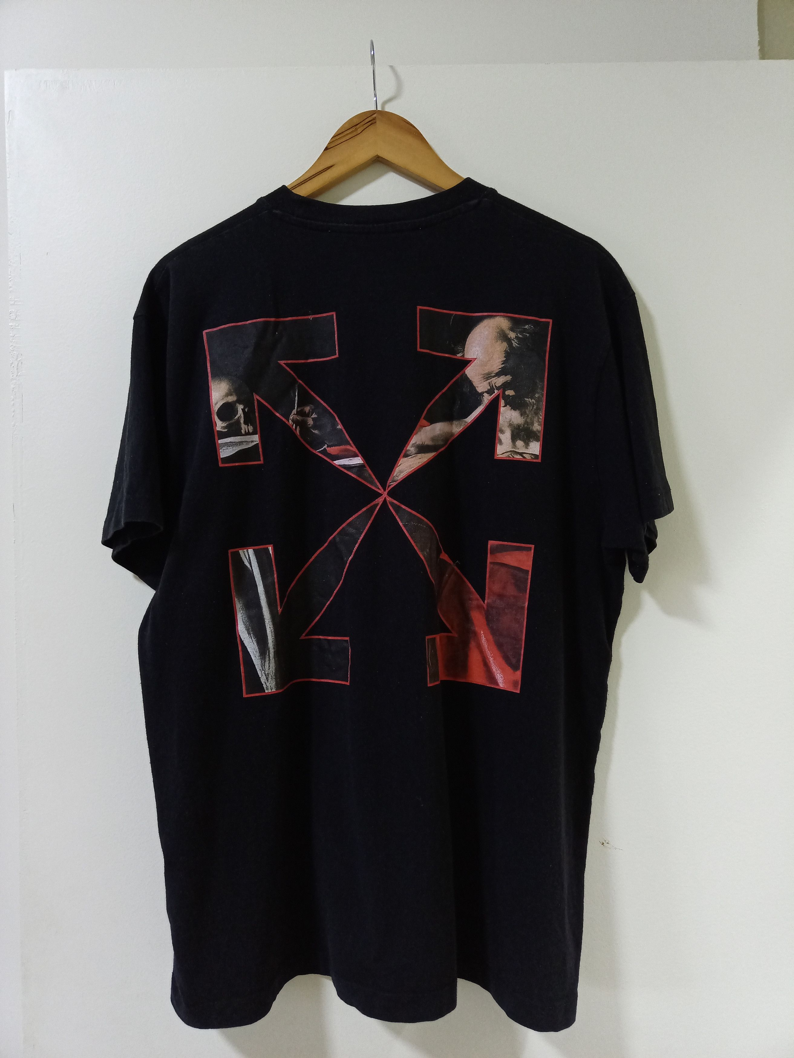Off-White Offwhite Caravaggio Graphic Tee Size US XXS / EU 40 - 3 Thumbnail