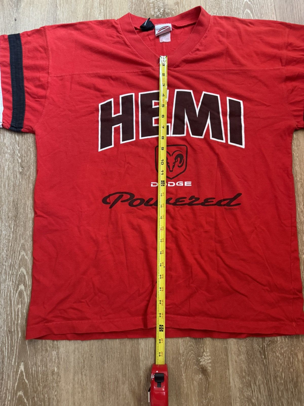 Ford × Vintage Vintage 80s DODGE HEMI Football Jersey Style Tee XLARGE Size US XL / EU 56 / 4 - 13 Thumbnail