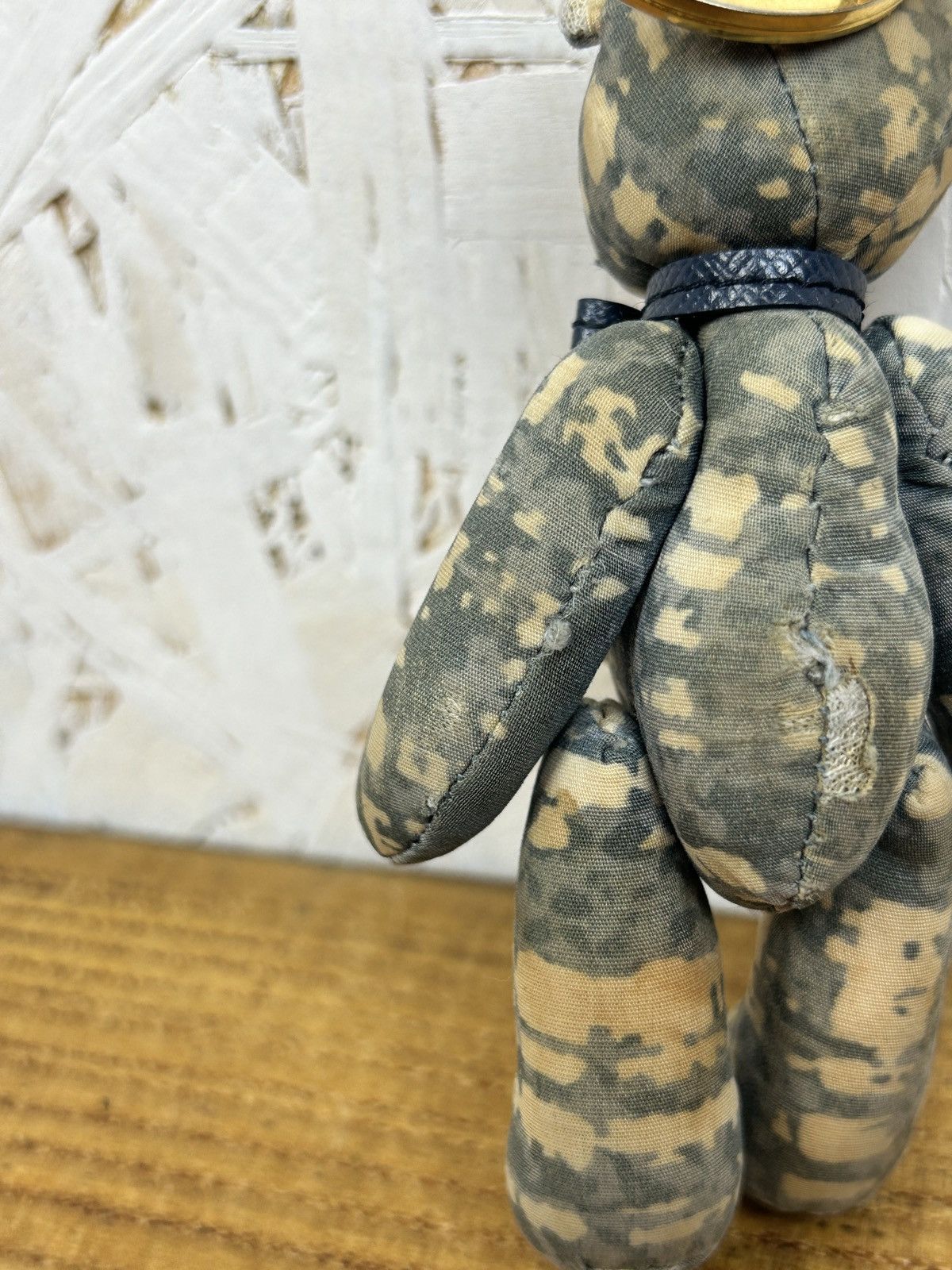 Prada Prada Camouflage Print Damaged Fabric Bear Charm Keychain Size ONE SIZE - 9 Thumbnail