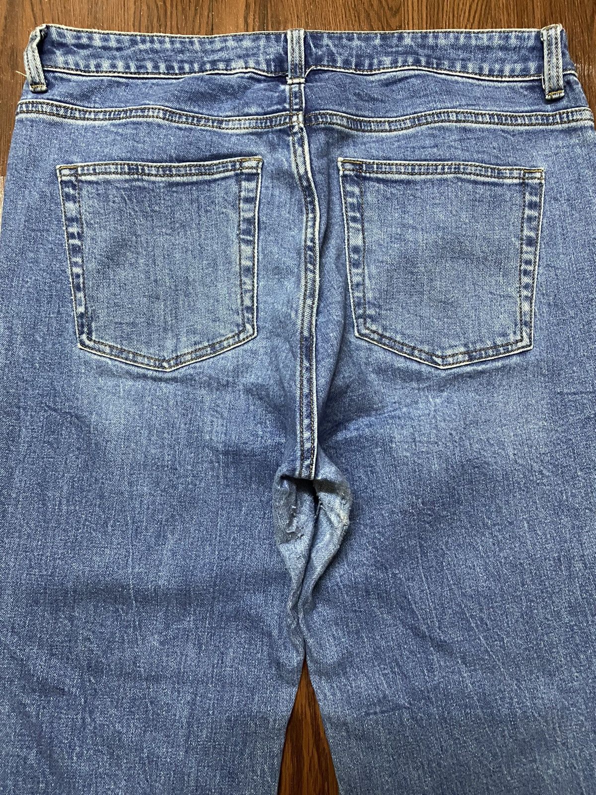 Japanese Brand Vintage Japanese Brand Blue Wash Flare Jeans Size US 32 / EU 48 - 4 Thumbnail